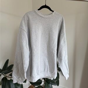 Los Angeles Apparel Gray Crewneck Top